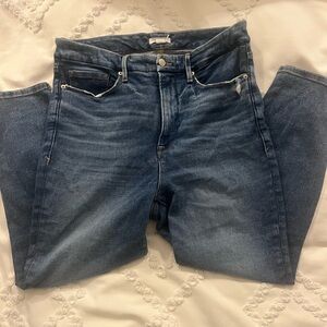 Good American High Rise Blue Jeans